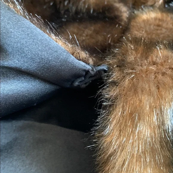 Cejon Mink Style Faux Fur Cropped Jacket Size XL | Cropped Faux Fur Coat - Picture 7 of 10